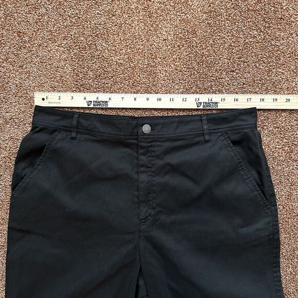 Peruvian Connection Pants Women’s 14 Black Straight Leg High Rise Trouser - Picture 8 of 10